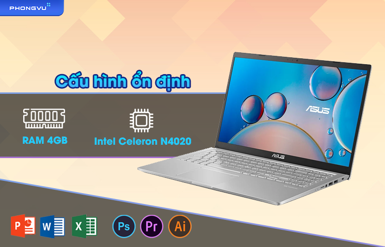 Laptop Asus Vivobook X515MA-BR481W | Cấu hình ổn định