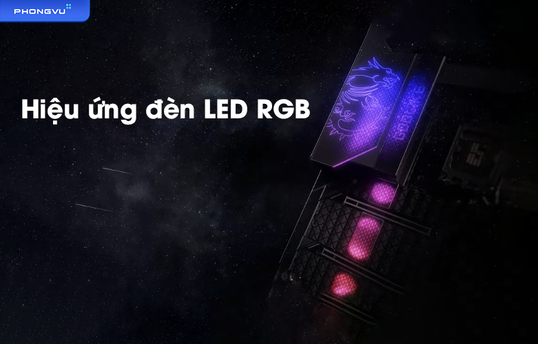 Mainboard MSI MEG Z690 GODLIKE | Hiệu ứng đèn LED RGB