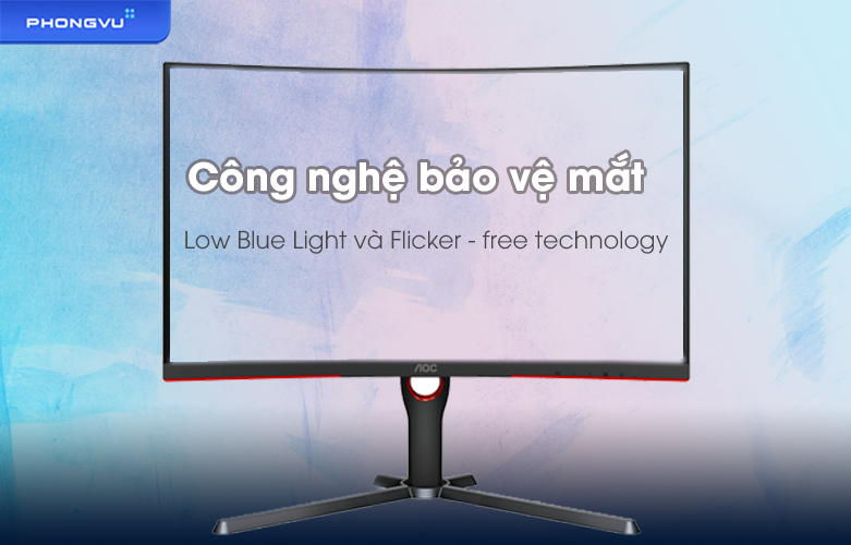 Màn hình LCD AOC C27G3 | Công nghệ bảo vệ mắt