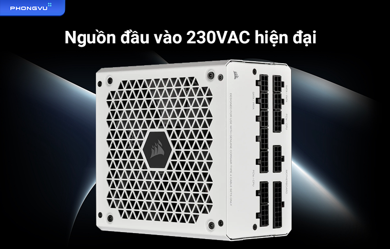 Nguồn máy tính Corsair RM850 White 2021 CP-9020232-NA | Nguồn đầu vào hiện đại