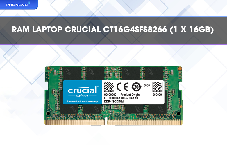 RAM laptop DDR4 Crucial CT16G4SFS8266