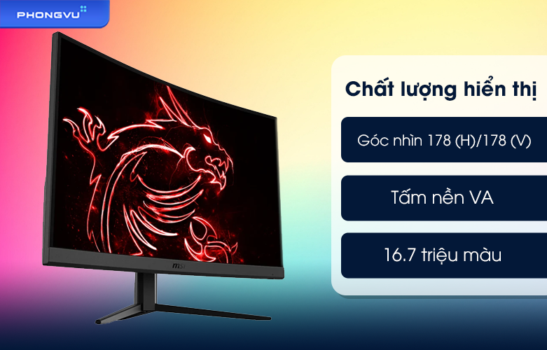 Màn hình MSI 32 inch Full HD G32CQ4 | Chất lượng hiển thị