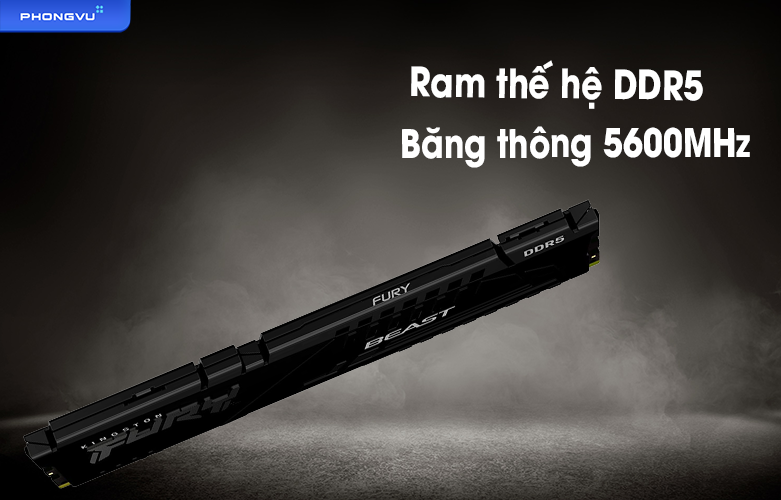 Ram Desktop Kingston FURY Beast 8GB DDR5 KF556C40BB-8 | Ram thế hệ mới