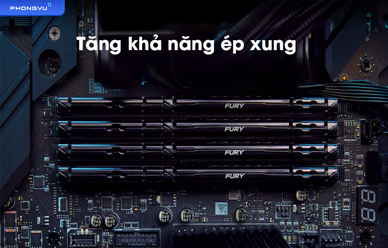 RAM desktop KINGSTON FURY Beast K2 32GB DDR5 6000MHz | Tăng khả năng ép xung