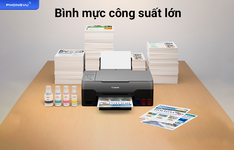 Máy in phun màu Canon G2020 | Bình mực công suất lớn