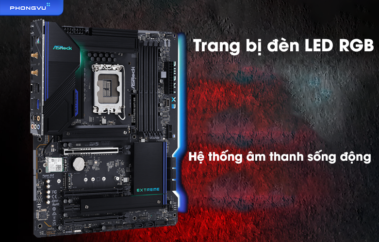Mainboard ASROCK Z690 EXTREME WiFi 6E | Đèn LED RGB