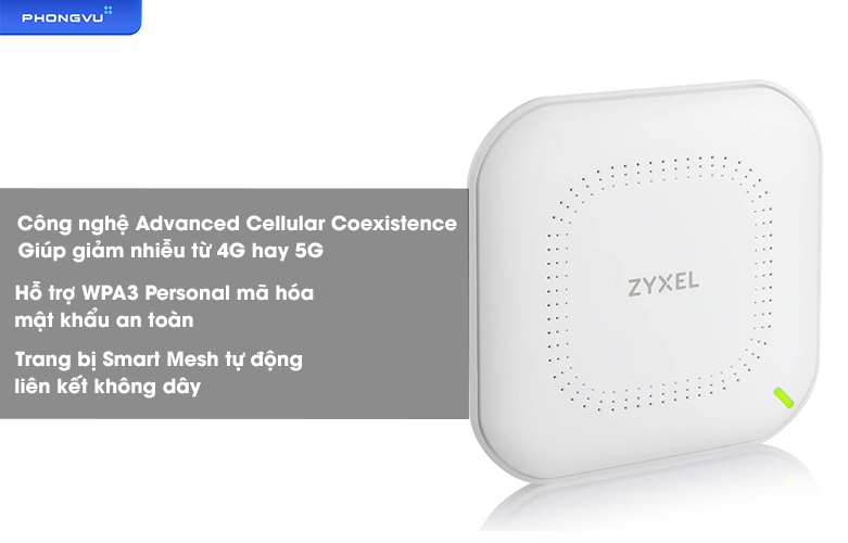 Router Wifi 6 Zyxel NWA90AX | Công nghệ hiện đại