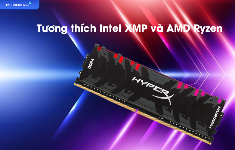 RAM desktop KINGSTON HyperX Predator | Tương thích Intel và AMD