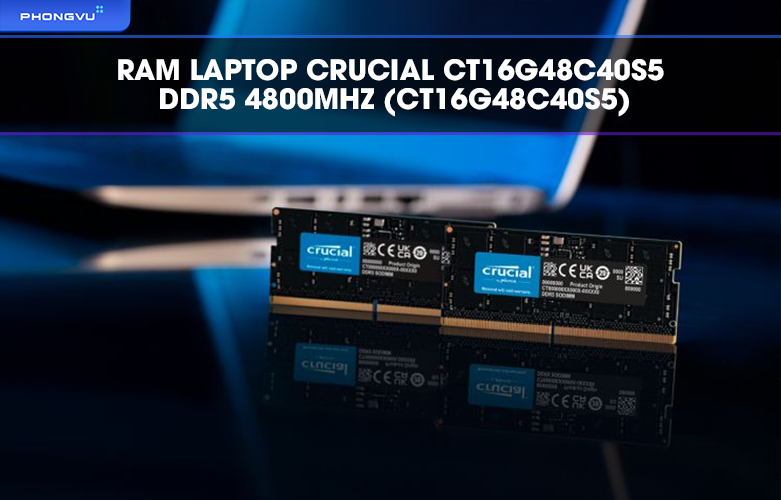 Ram Laptop DDR5 Crucial 16 GB