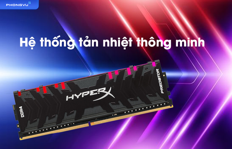 RAM desktop KINGSTON HyperX Predator | Tản nhiệt thông minh