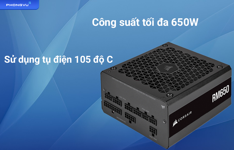 Nguồn máy tính CORSAIR RM650 2021 CP - 9020233 - NA | Công suất lớn