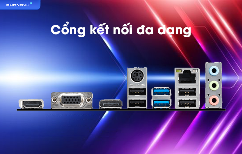 Mainboard MSI PRO H610M-G DDR4 | Cổng kết nối đa dạng