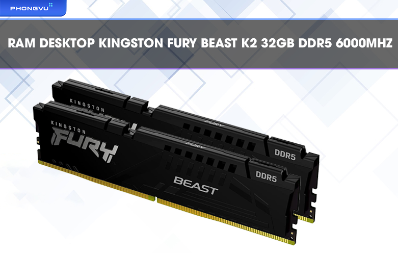 RAM desktop KINGSTON FURY Beast K2 32GB DDR5 6000MHz