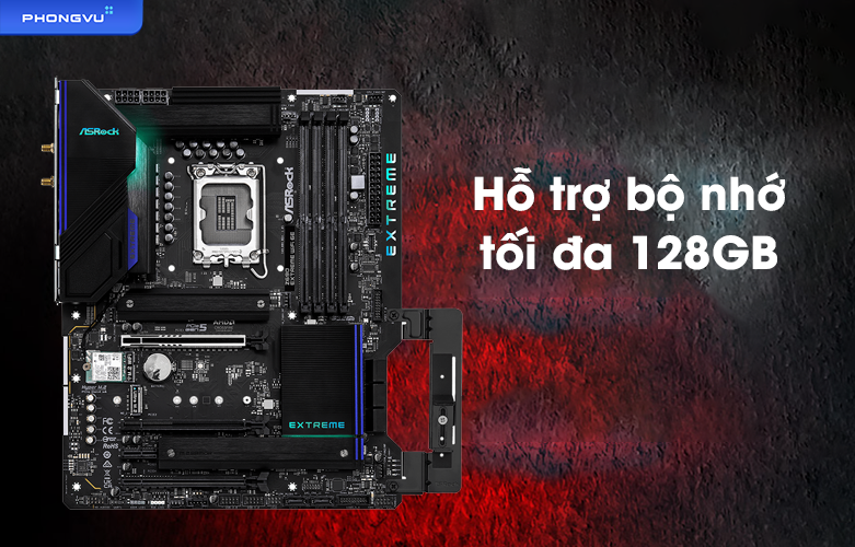 Mainboard ASROCK Z690 EXTREME WiFi 6E | Dung lượng hỗ trợ lớn