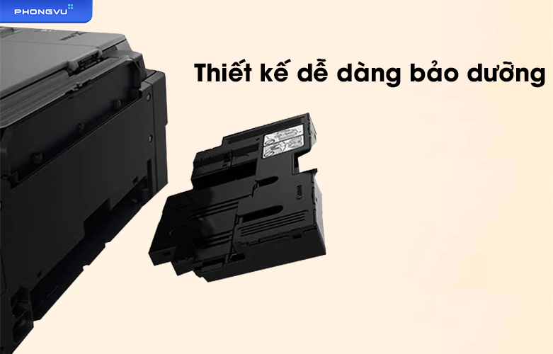 Máy in phun màu Canon G2020 | Thiết kế dễ dàng bảo dưỡng