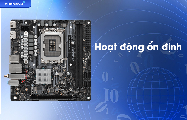 Mainboard Asrock H610M-ITX/AC | Hoạt động ổn định