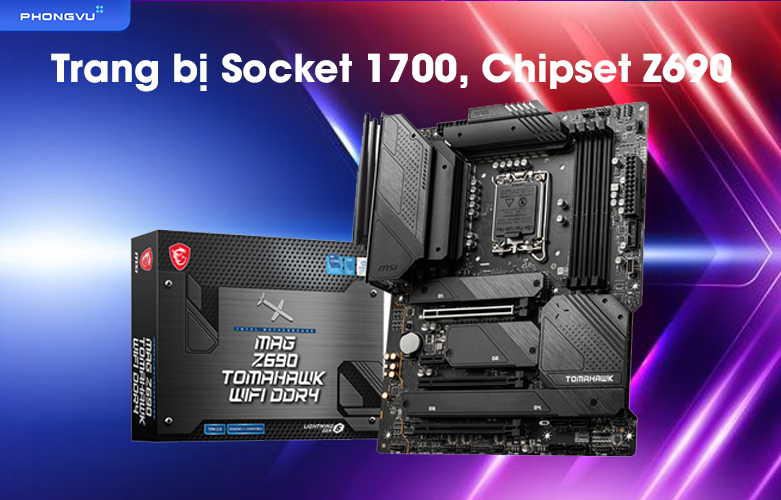 Mainboard MSI MPG Z690 TOMAHAWK WIFI | Trang bị Socket 1700