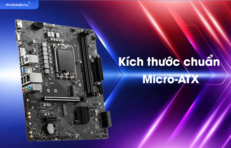 Mainboard MSI PRO H610M-G DDR4 | Kích thước chuẩn