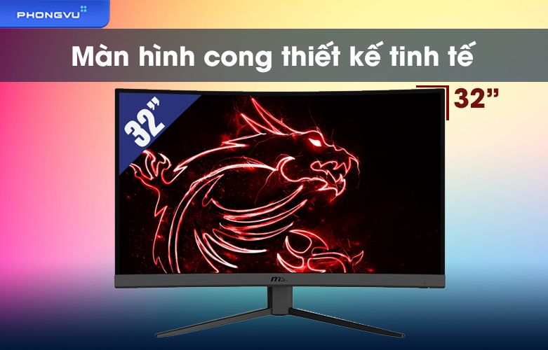 Màn hình LCD full HD MSI 32 inch G32CQ4 | Màn hình cong thiết kế tinh tế