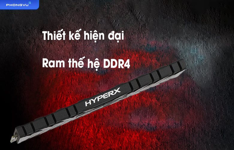Ram Desktop Kingston HyperX Predator RGB 32GB DDR4 3200MHz (HX432C16PB3K2/32) | Thiết kế hiện đại