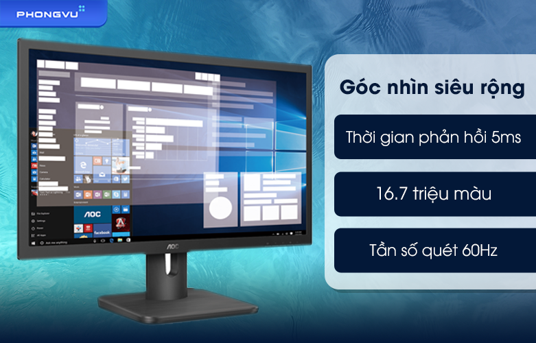 Màn hình LCD AOC 22E1H | Góc nhìn siêu rộng