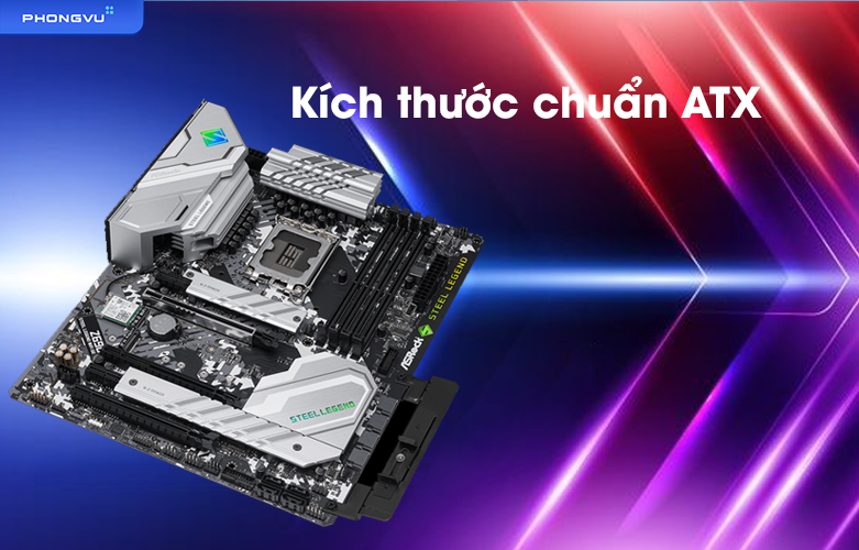 Mainboard ASROCK Z690 STEEL LEGEND WiFi 6E | Kích thước chuẩn