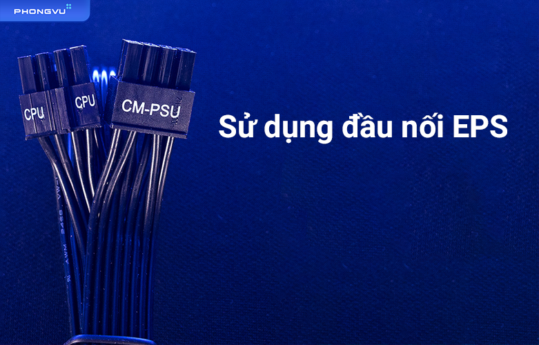 Nguồn máy tính Cooler Master MWE Gold V2 FM 1050W | Sử dụng đầu nối EPS