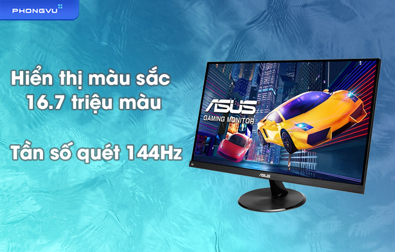 Màn hình LCD Asus 24inch VP249QGR | Hiện thị màu sắc và tần số quét