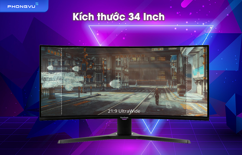 Màn hình LCD VIEWSONIC VX3418-2KPC | Kích thước 34 inch