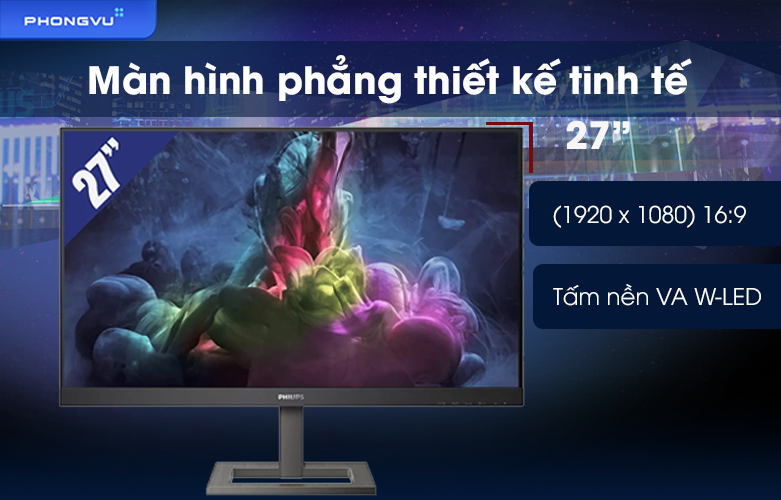 Màn hình LCD Philips 27 inch 272E1GAEZ/74 | Màn hình phẳng tinh tế