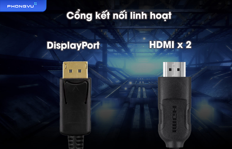 Màn hình LCD Viewsonic 31.5 inch VX3268-2KPC-MHD Curved | Cổng kết nối đa dạng