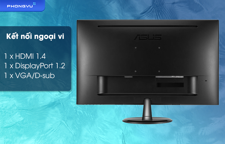 Màn hình LCD Asus 24inch VP249QGR | Cổng kết nối ngoại vi