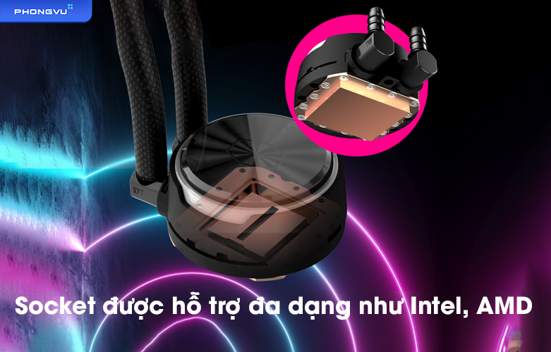 Tản nhiệt CPU CM Masterliquid Flux360 | Socket đa dạng