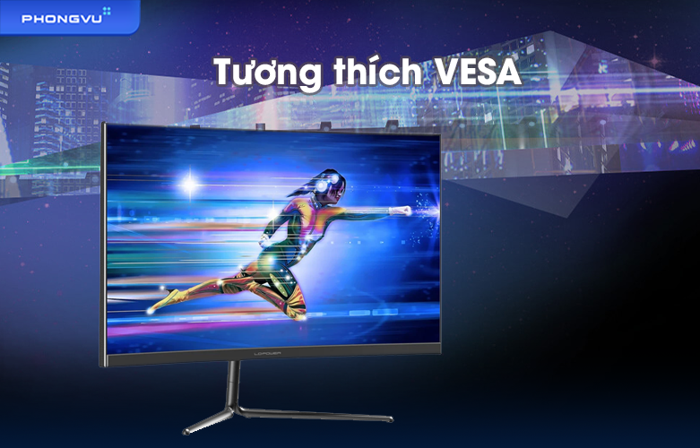 Màn hình LCD LC Power 23.8 inch LC-M24-FHD-165-C | Tương thích VESA