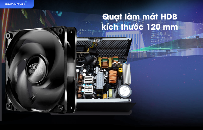 Power CM MWE Gold V2 750W | Quạt làm mát HDB