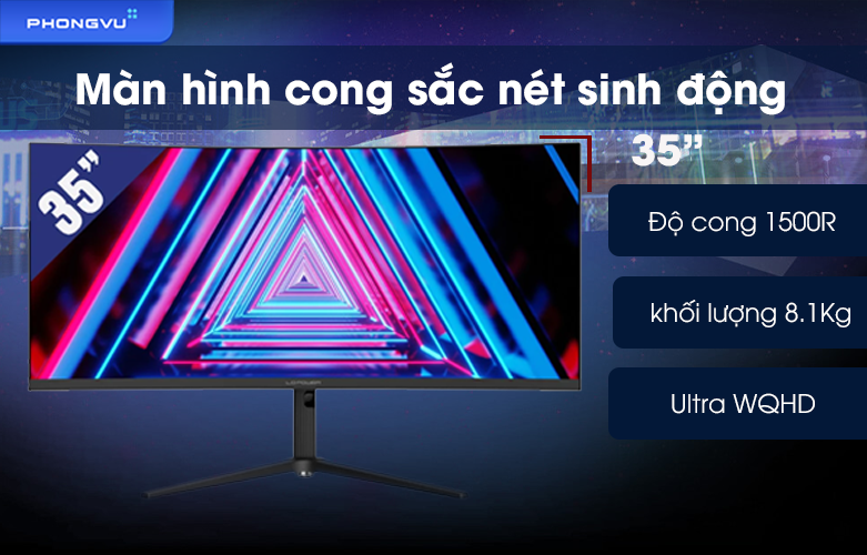 Màn hình LCD LC-M35-UWQHD-120-C | Màn hình cong sắc nét