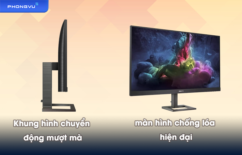 Màn hình LCD Philips 23.8 inch 242E1GAEZ/74 | Khung hình chuyển động và màn hình chống lóa