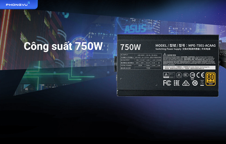 Power CM MWE Gold V2 750W | Công suất ấn tượng