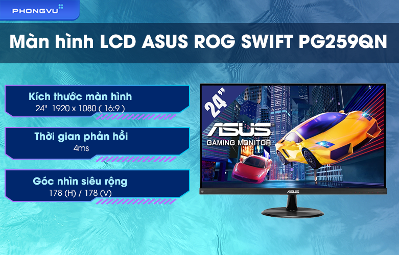 Màn hình LCD Asus 24inch VP249QGR | Giới thiệu