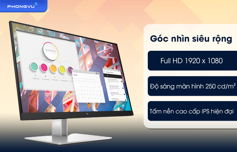 Màn hình LCD HP E24 G4 23.8 Inch 9VF99AA | Góc nhìn siêu rộng