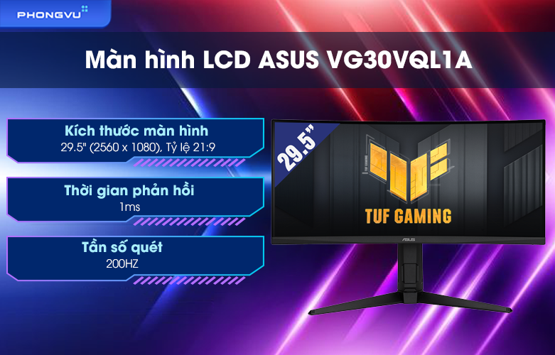 Màn hình LCD Asus 30 inch VG30VQL1A