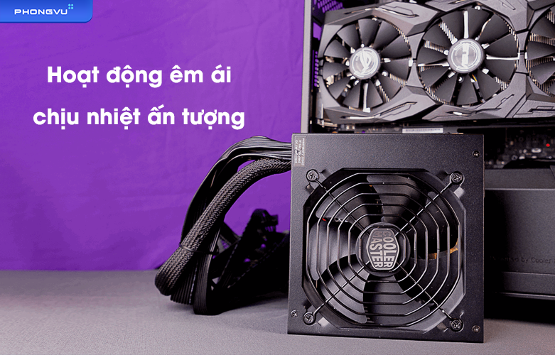 Nguồn máy tính Cooler Master MWE GOLD V2 850W | Hoạt động êm ái