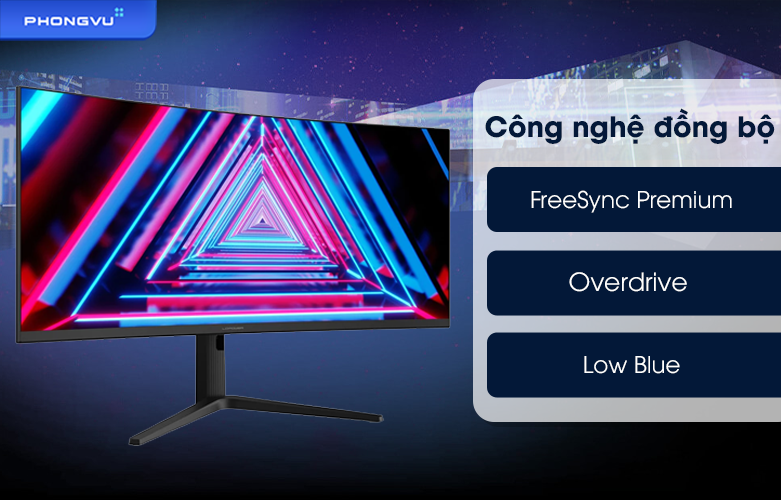 Màn hình LCD LC-M35-UWQHD-120-C | Công nghệ đồng bộ