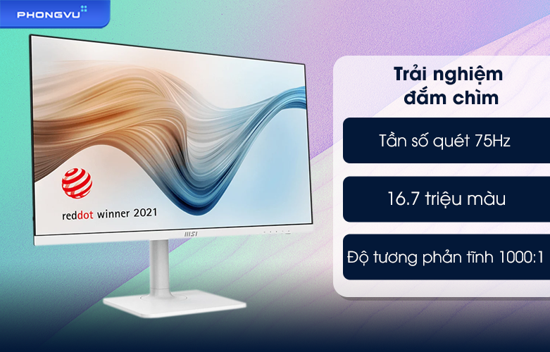 Màn hình MSI 27'' Modern MD271QPW | Trải nghiệm đấm chìm