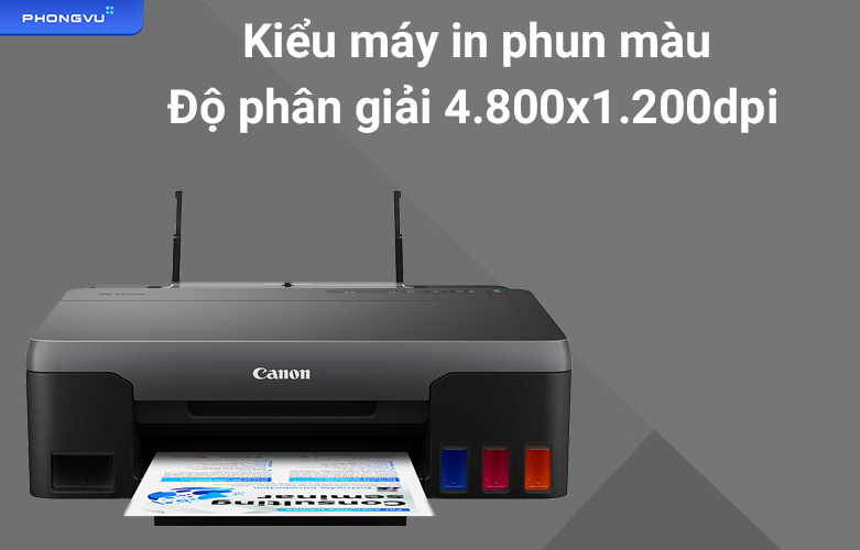 Máy in phun màu Canon G1020 | Kiểu máy in màu