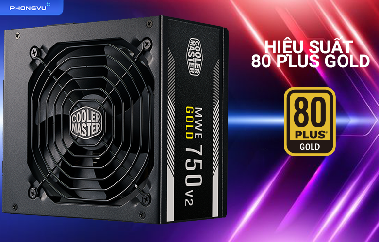 Nguồn máy tính Cooler Master MWE GOLD V2 850W | Hiệu suất hiện đại