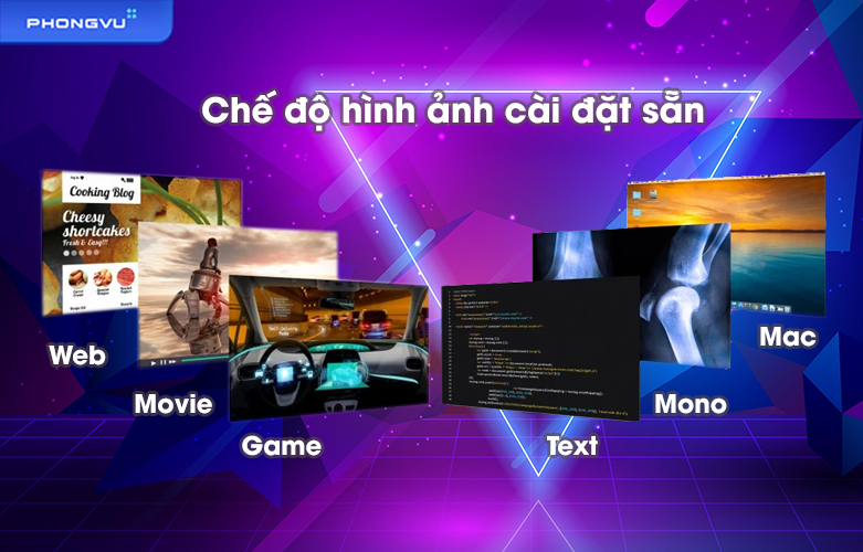Màn hình LCD VIEWSONIC VX3418-2KPC | Chế độ hình ảnh có sẵn