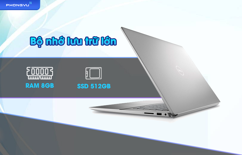 Laptop Dell Inspiron 15 5625 99VP91 | Bộ nhớ lưu trữ lớn