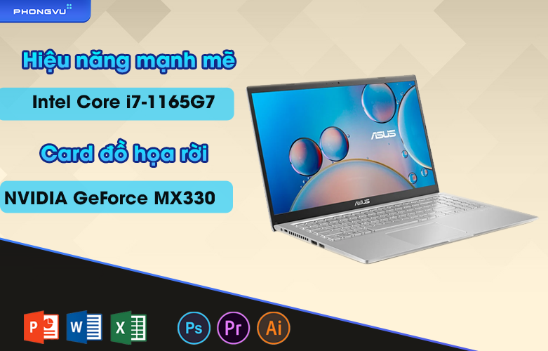 Laptop ASUS Vivobook X515EP-EJ448W | Hiệu năng mạnh mẽ