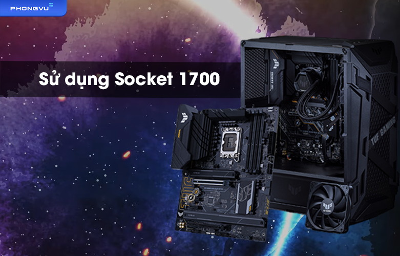 Mainboard Asus Tuf Gaming B660-PLUS WIFI D4 | sử dụng socket 1700